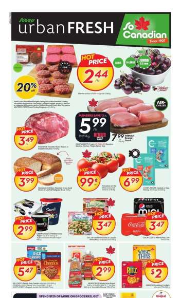 Circulaire Sobeys Urban Fresh - 17 Juillet 2025 - 23 Juillet 2025.