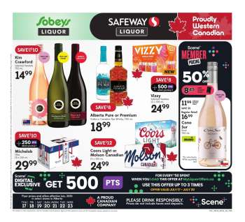 Circulaire Sobeys Liquor - 17 Juillet 2025 - 23 Juillet 2025.