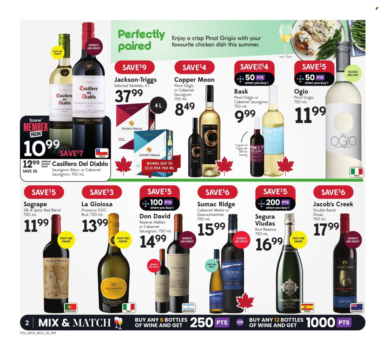 Circulaire Sobeys Liquor - 17 Juillet 2025 - 23 Juillet 2025. Page 2