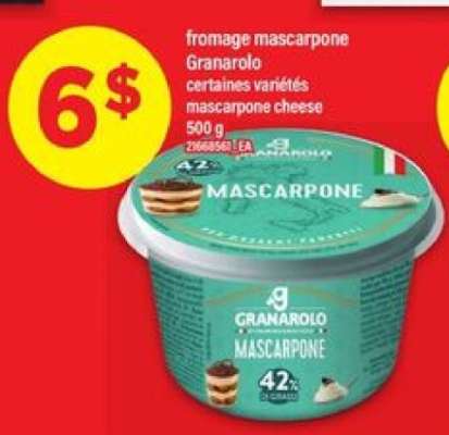 fromage mascarpone Granarolo