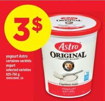ASTRO ORIGINAL YOGURT