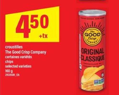 The Good Crisp Company Original Classique