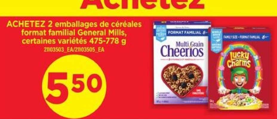 CÉRÉALES GENERAL MILLS