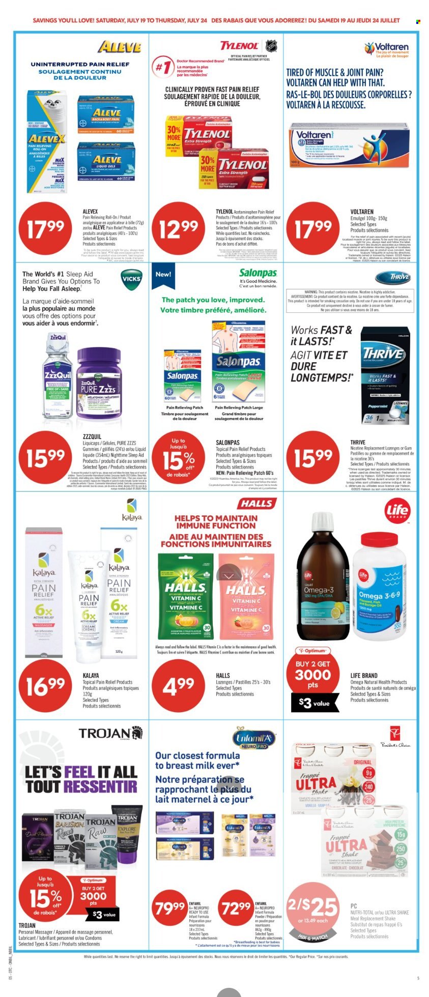 Circulaire Shoppers Drug Mart - 19 Juillet 2025 - 24 Juillet 2025. Page 8