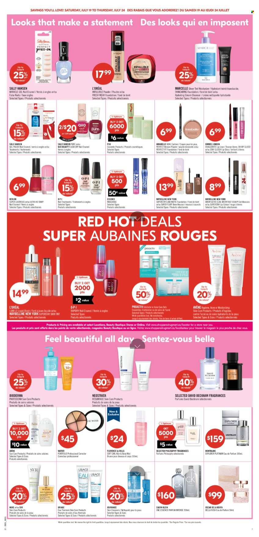 Circulaire Shoppers Drug Mart - 19 Juillet 2025 - 24 Juillet 2025. Page 12