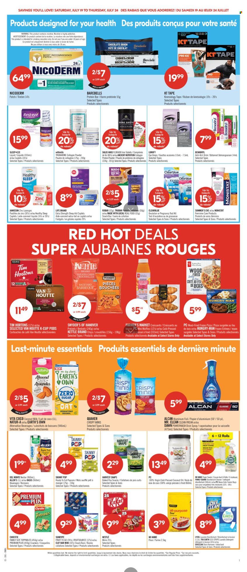 Circulaire Shoppers Drug Mart - 19 Juillet 2025 - 24 Juillet 2025. Page 15