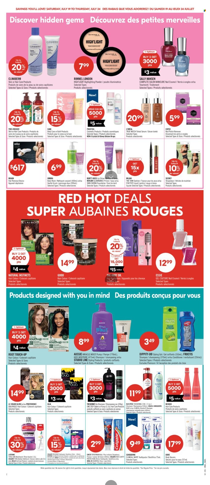 Circulaire Shoppers Drug Mart - 19 Juillet 2025 - 24 Juillet 2025. Page 16