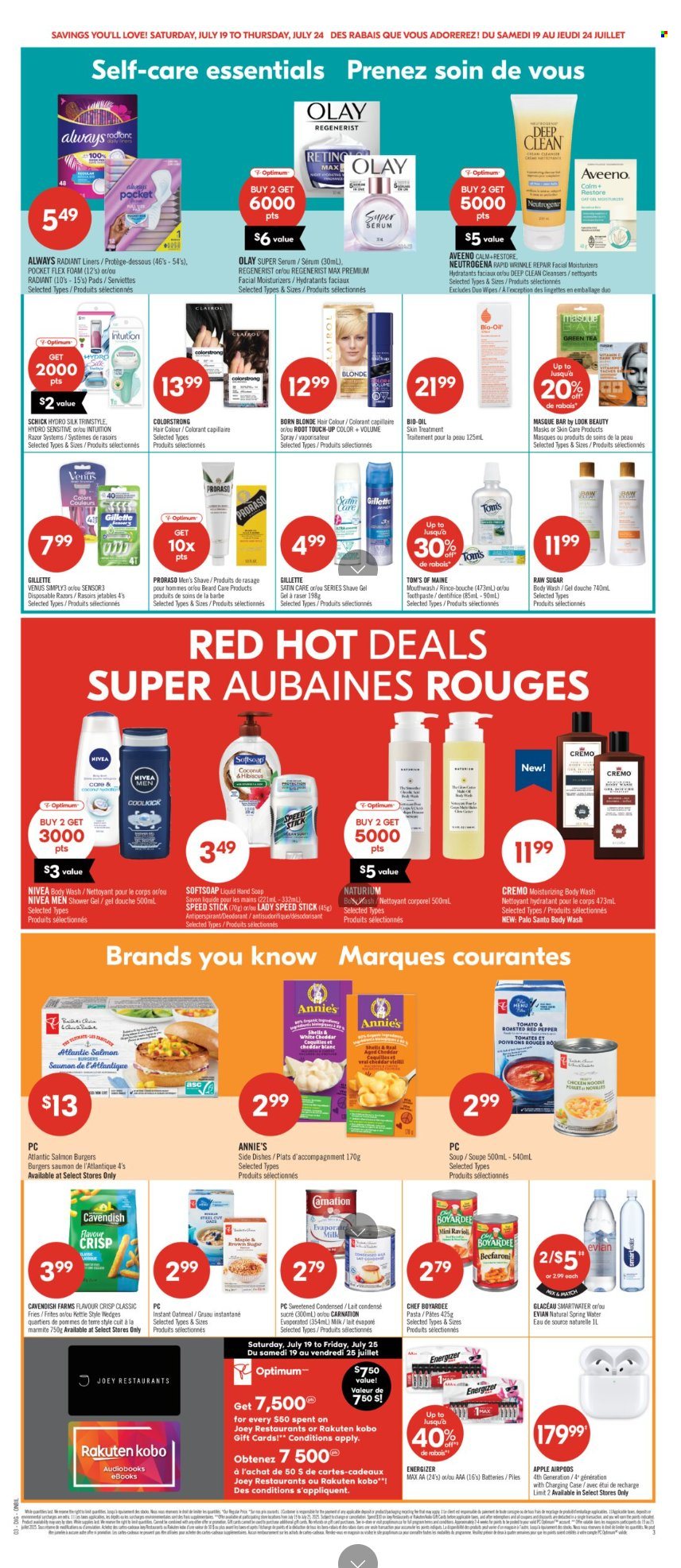 Circulaire Shoppers Drug Mart - 19 Juillet 2025 - 24 Juillet 2025. Page 17