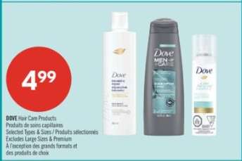 DOVE HAIR CARE PRODUCTS