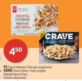 PC Frozen Flatbread / Pain plat surgelé