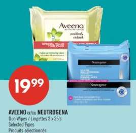 AVEENO or/or NEUTROGENA