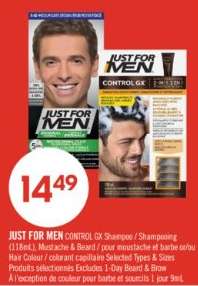 JUST FOR MEN CONTROL GX SHAMPOO