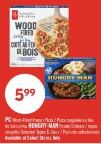 PC WOOD FIRED FROZEN PIZZA