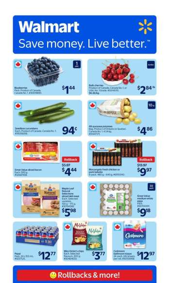 Circulaire Walmart - 24 Juillet 2025 - 30 Juillet 2025.