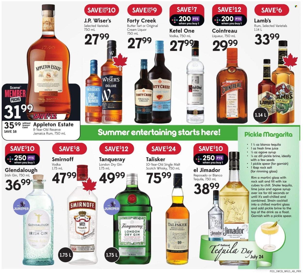 Circulaire Sobeys Liquor - 24 Juillet 2025 - 30 Juillet 2025. Page 3