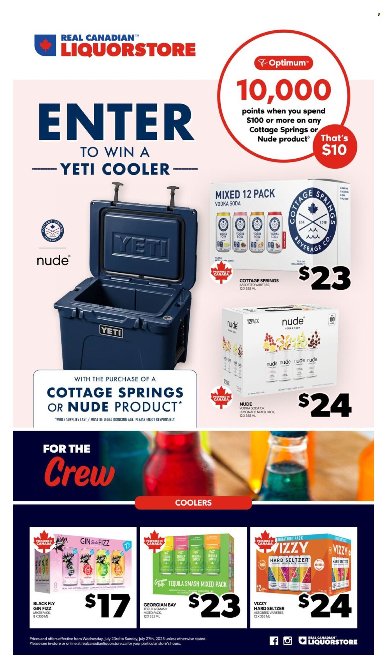 Circulaire Real Canadian Liquorstore - 23 Juillet 2025 - 27 Juillet 2025. Page 1
