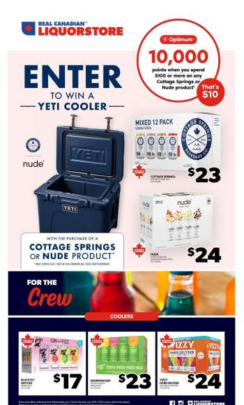Circulaire Real Canadian Liquorstore - 23 Juillet 2025 - 27 Juillet 2025.