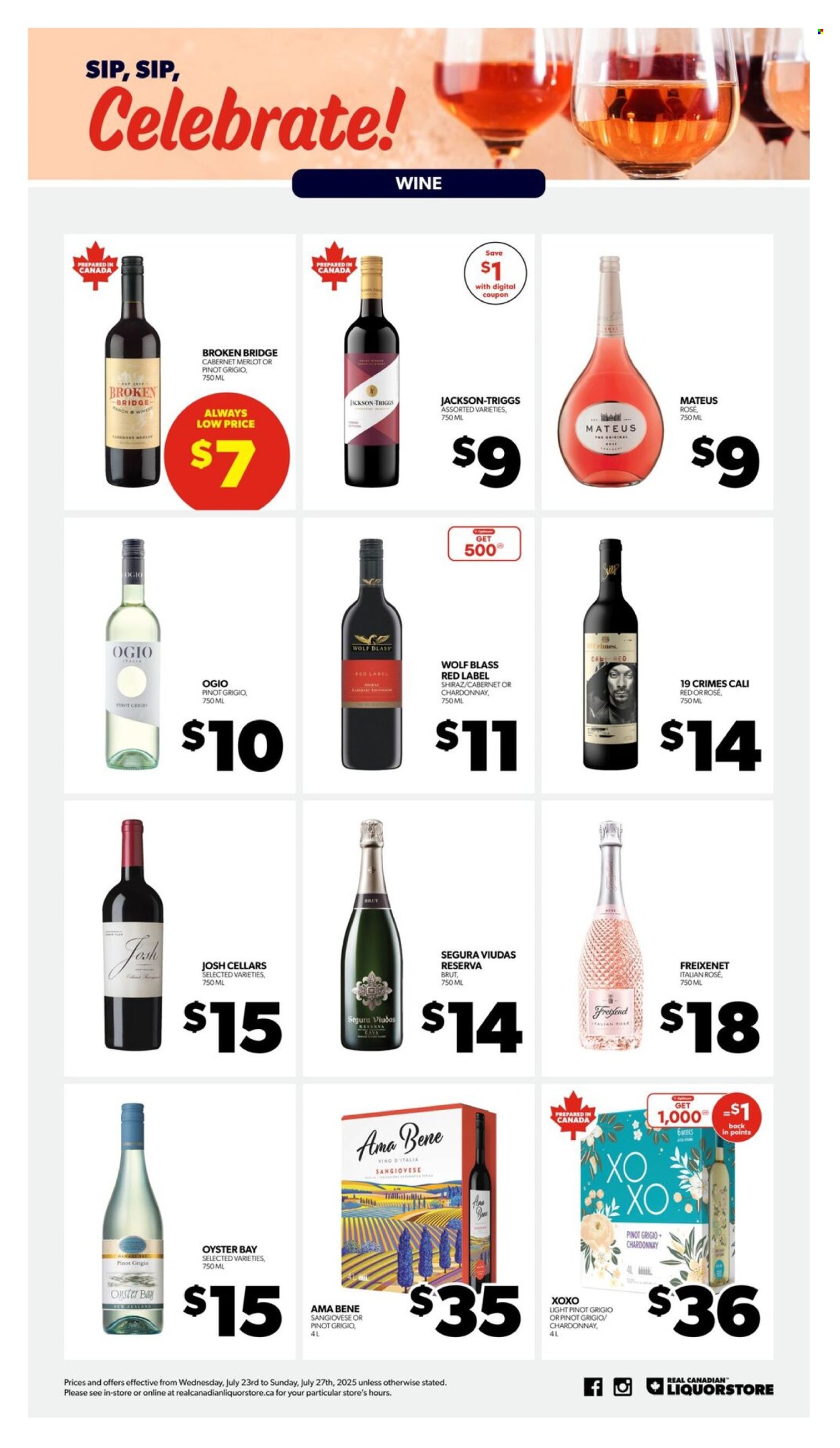 Circulaire Real Canadian Liquorstore - 23 Juillet 2025 - 27 Juillet 2025. Page 4