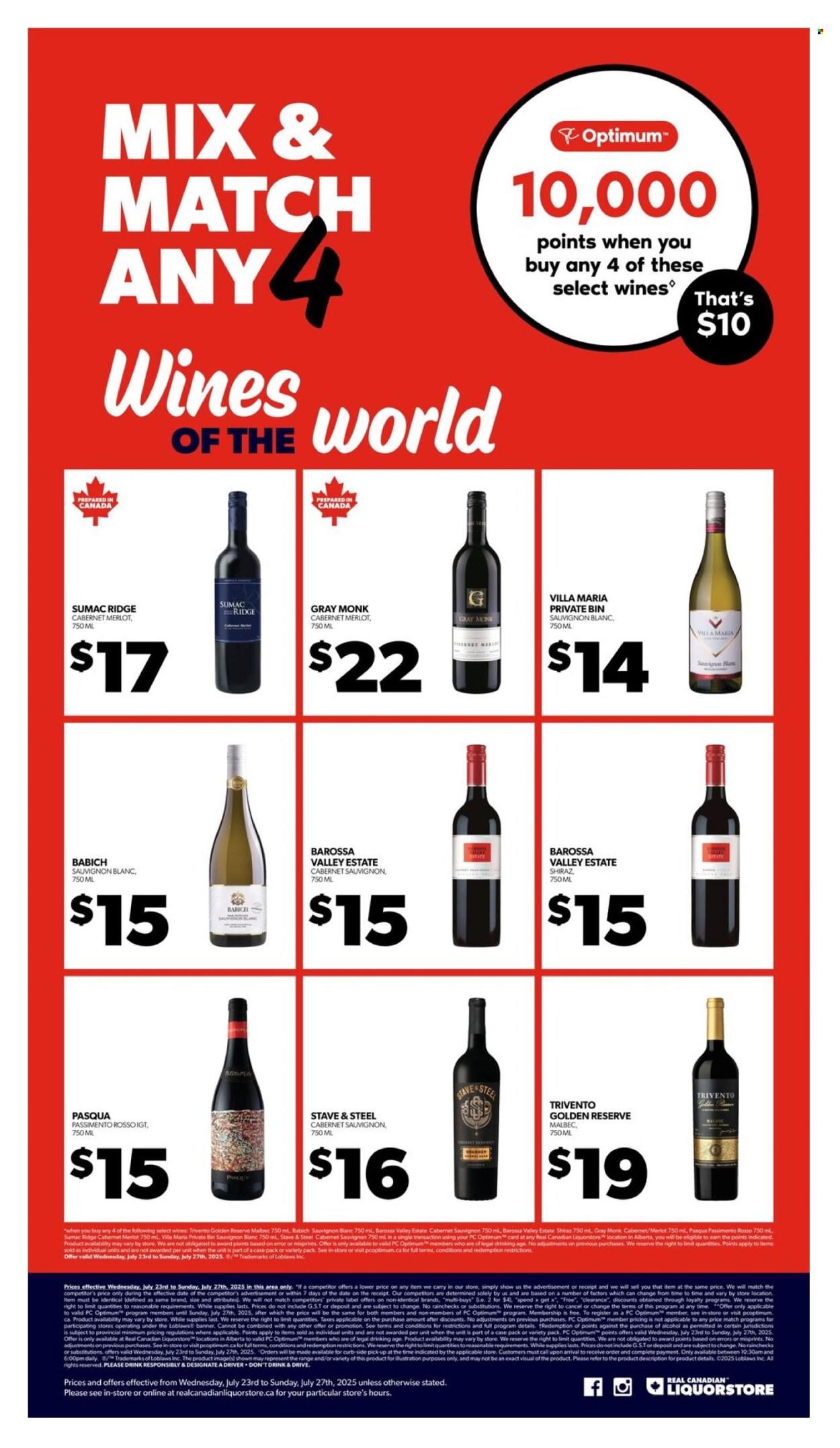 Circulaire Real Canadian Liquorstore - 23 Juillet 2025 - 27 Juillet 2025. Page 8