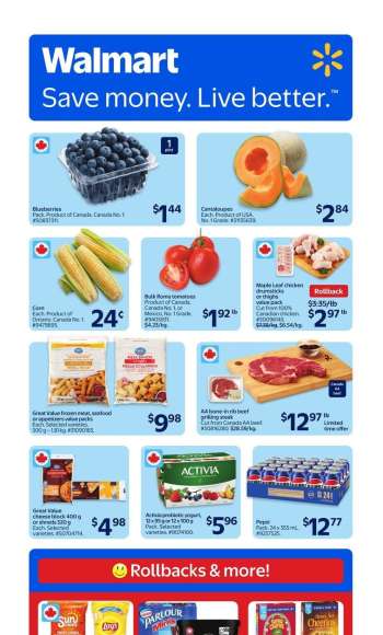 Circulaire Walmart - 31 Juillet 2025 - 06 Août 2025.