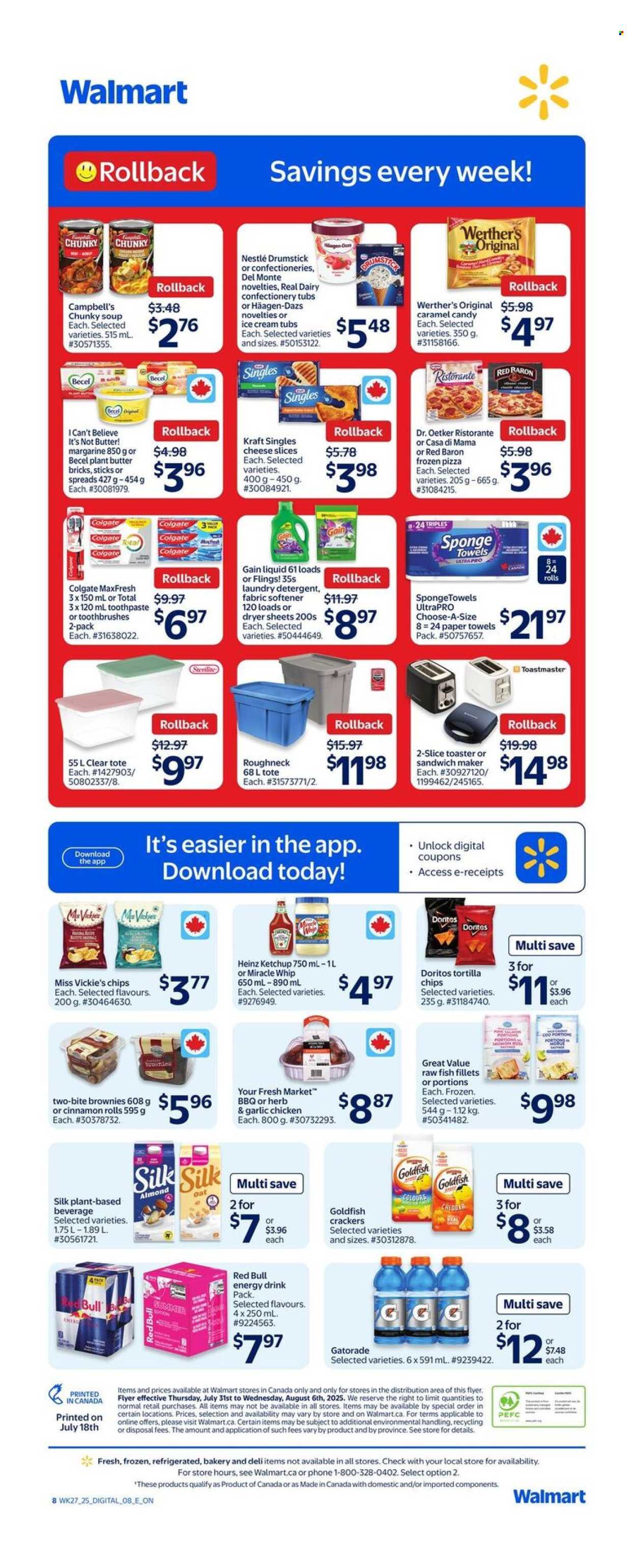 Circulaire Walmart - 31 Juillet 2025 - 06 Août 2025. Page 2