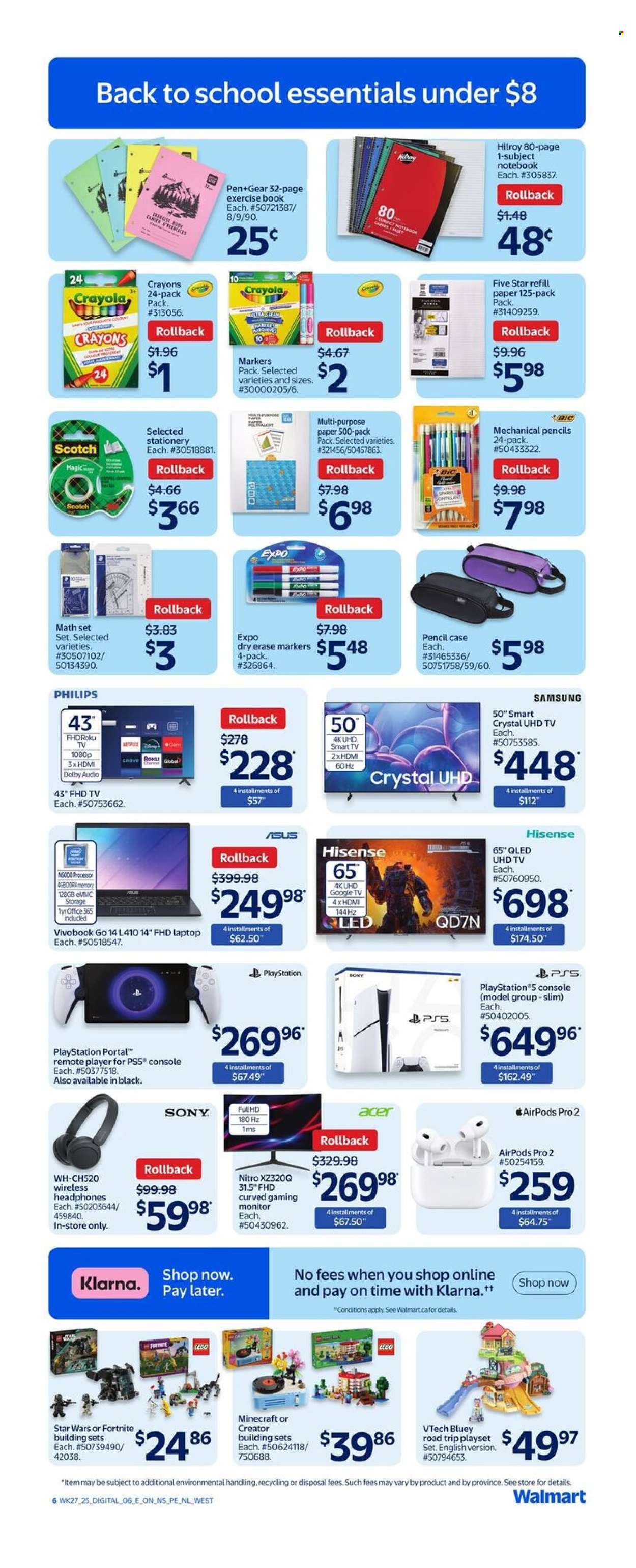 Circulaire Walmart - 31 Juillet 2025 - 06 Août 2025. Page 9
