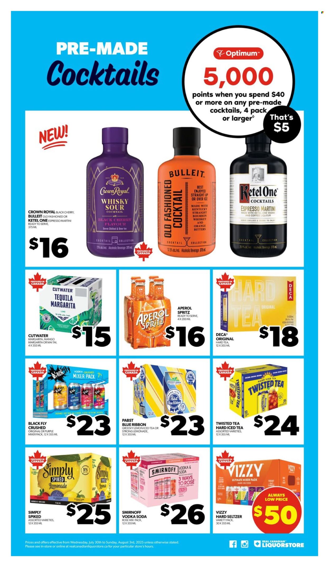 Circulaire Real Canadian Liquorstore - 30 Juillet 2025 - 03 Août 2025. Page 4