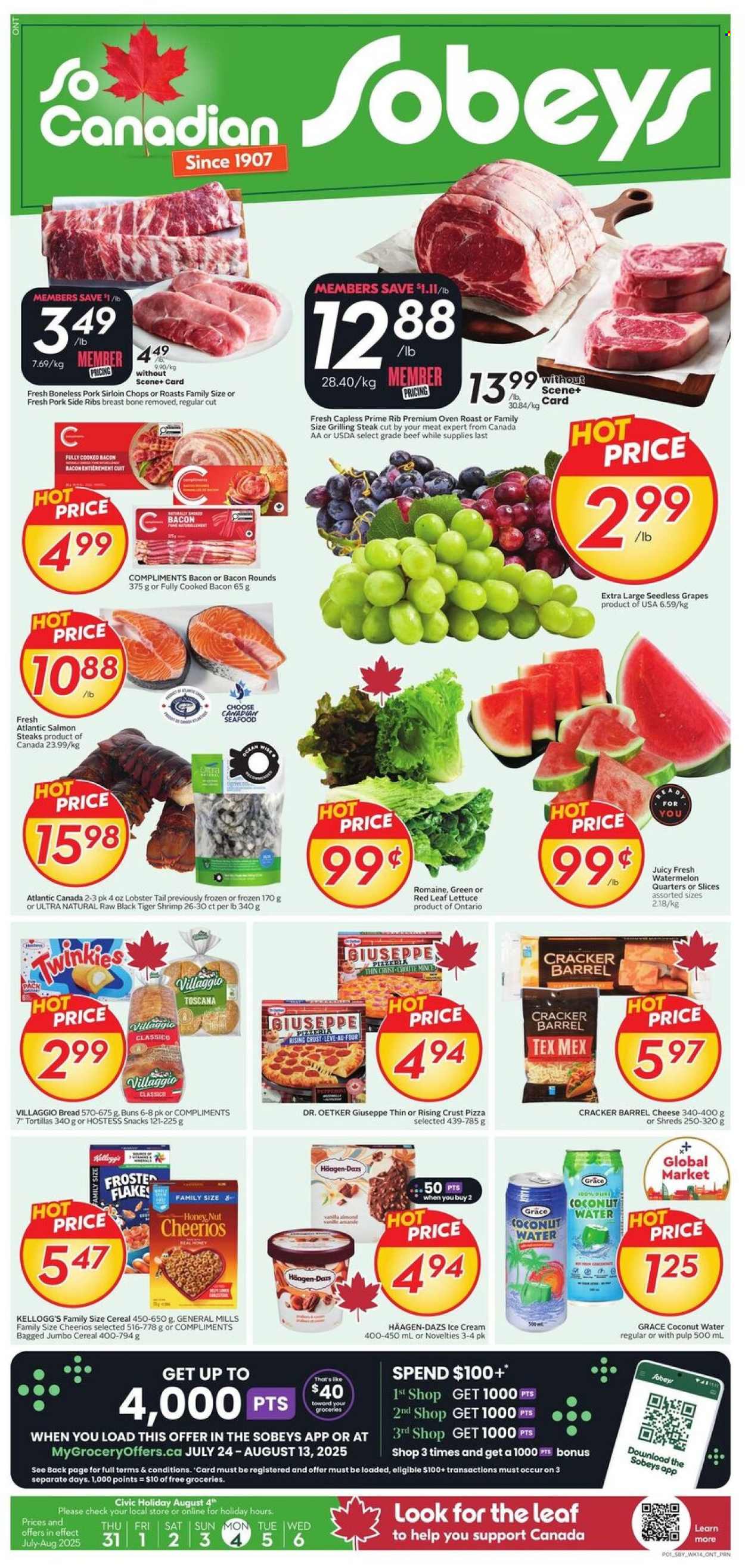 Circulaire Sobeys - 31 Juillet 2025 - 06 Août 2025. Page 1