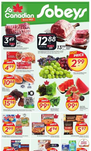 Circulaire Sobeys - 31 Juillet 2025 - 06 Août 2025.