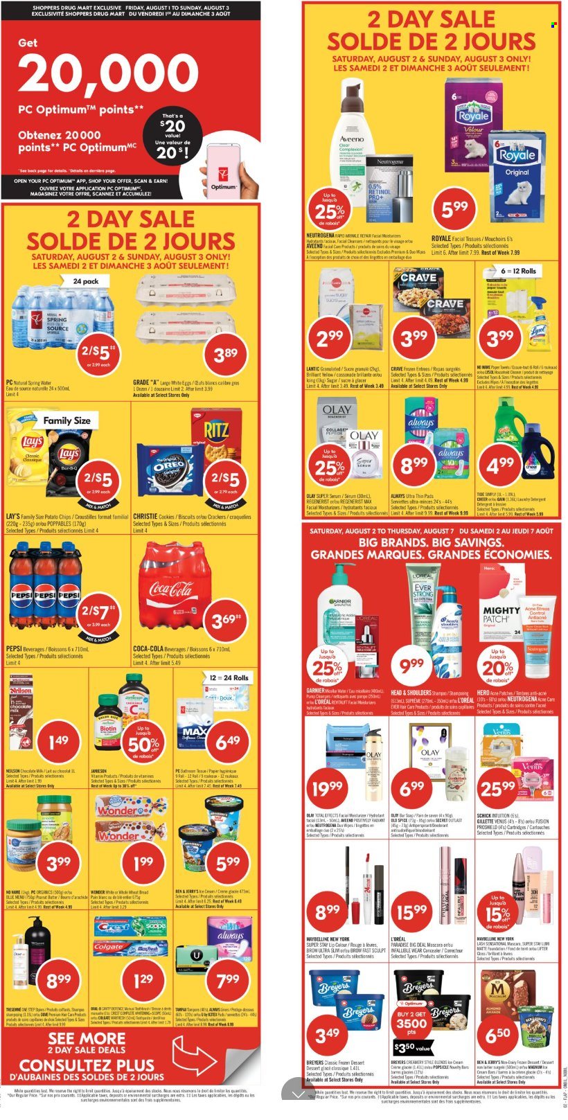 Circulaire Shoppers Drug Mart - 02 Août 2025 - 07 Août 2025. Page 1