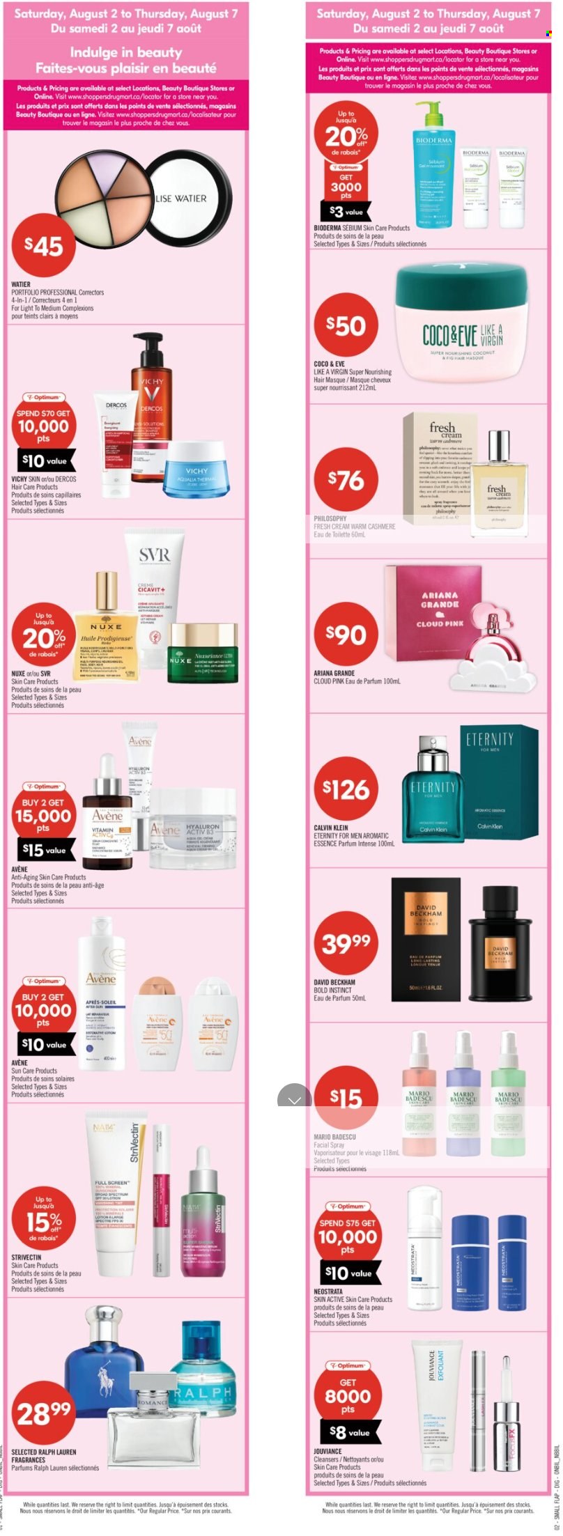 Circulaire Shoppers Drug Mart - 02 Août 2025 - 07 Août 2025. Page 2