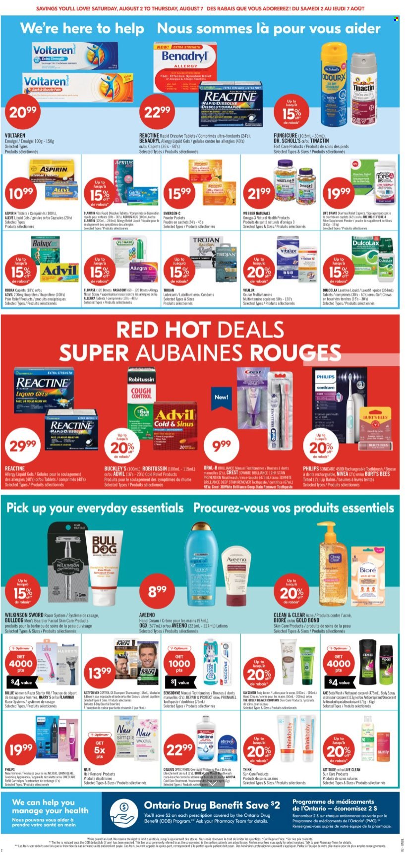 Circulaire Shoppers Drug Mart - 02 Août 2025 - 07 Août 2025. Page 4