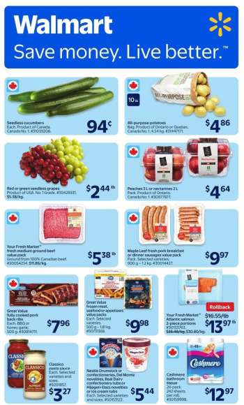 Circulaire Walmart - 07 Août 2025 - 13 Août 2025.