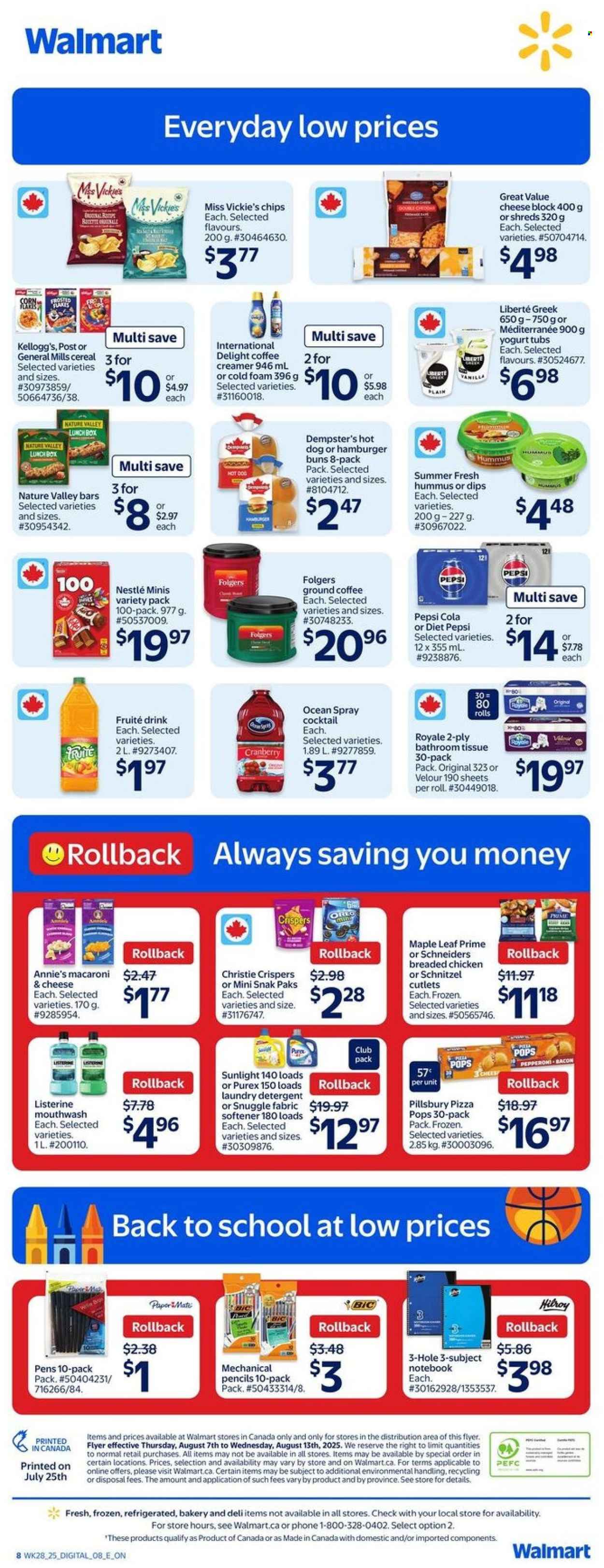 Circulaire Walmart - 07 Août 2025 - 13 Août 2025. Page 2