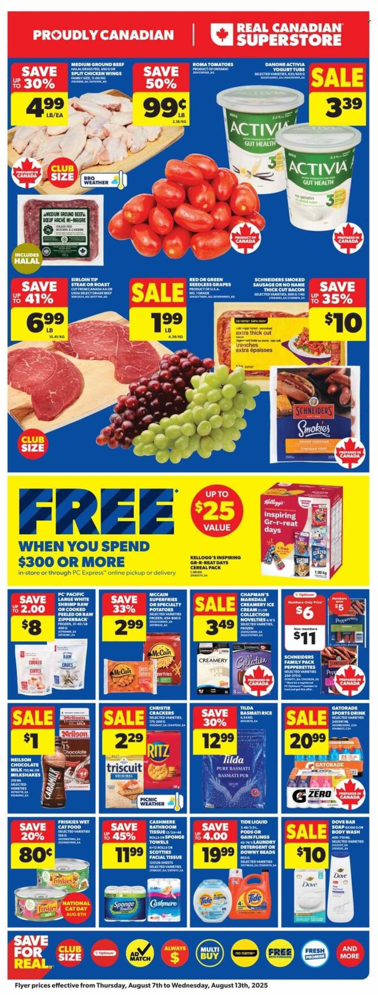 Circulaire Real Canadian Superstore - 07 Août 2025 - 13 Août 2025. Page 1