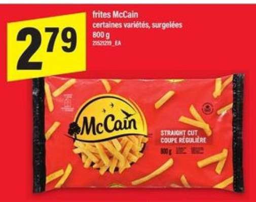 frites McCain