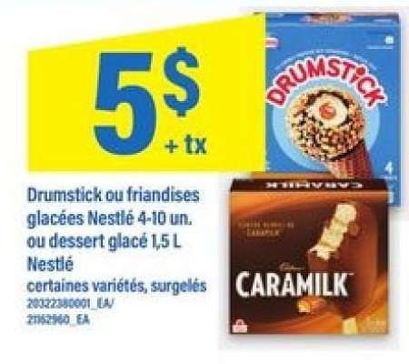 DRUMSTICK OU FRIANDISES GLACÉES NESTLÉ
