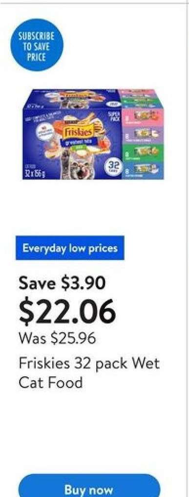 Friskies 32 pack Wet Cat Food