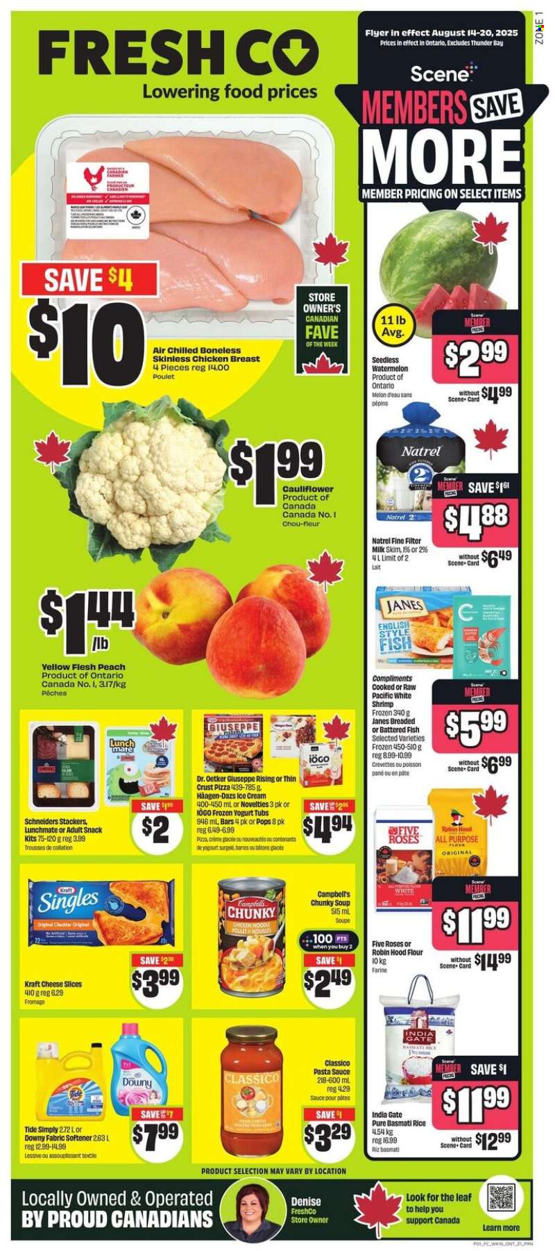 FreshCo. Flyer - August 14, 2025 - August 20, 2025.