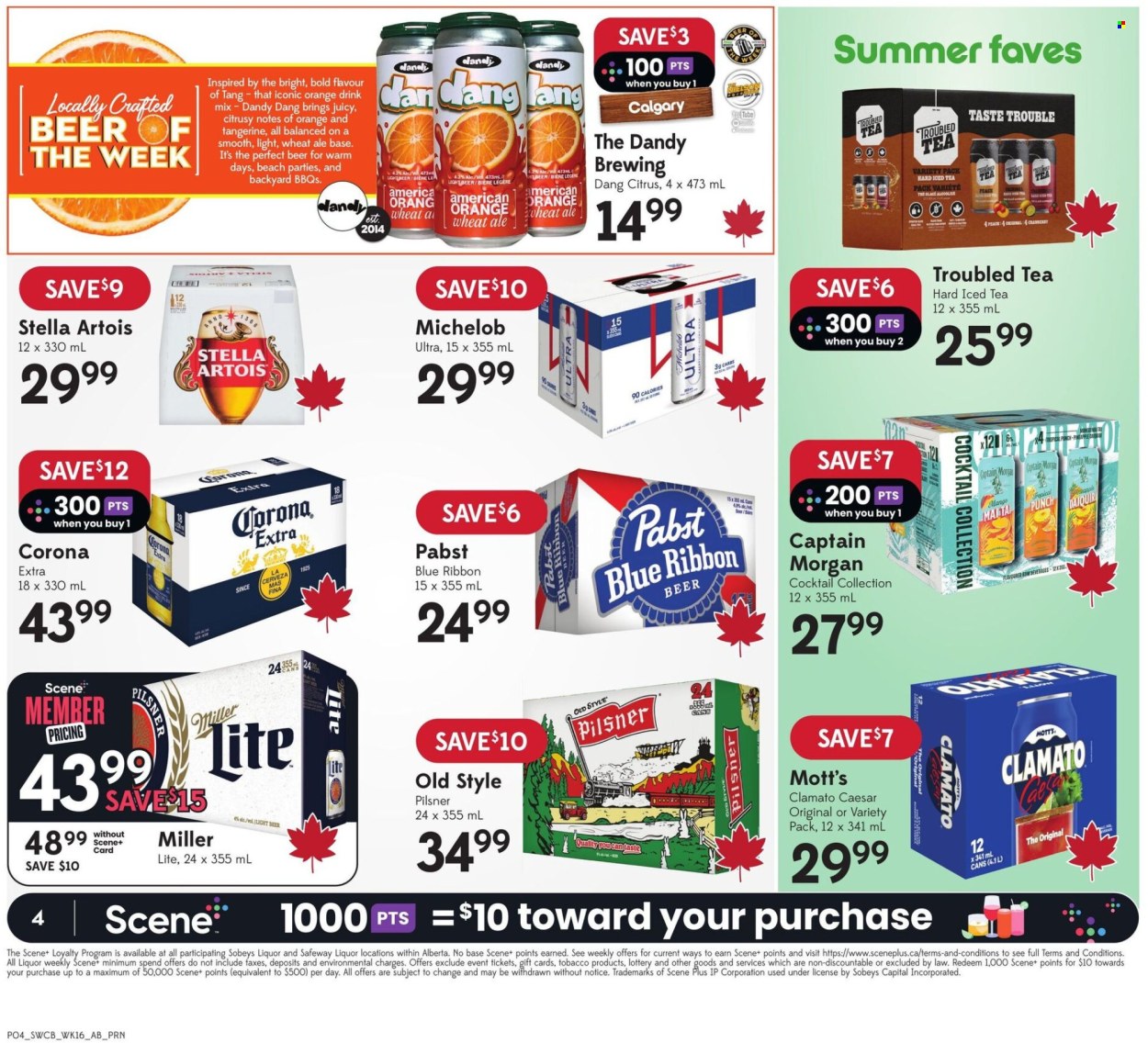 Circulaire Sobeys Liquor - 14 Août 2025 - 20 Août 2025. Page 4
