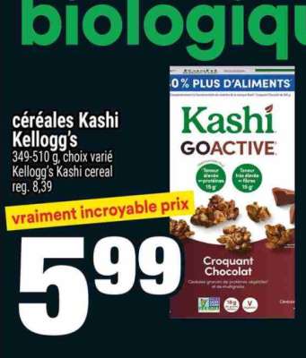 CÉRÉALES KASHI KELLOGG'S