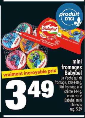 mini fromages Babybel