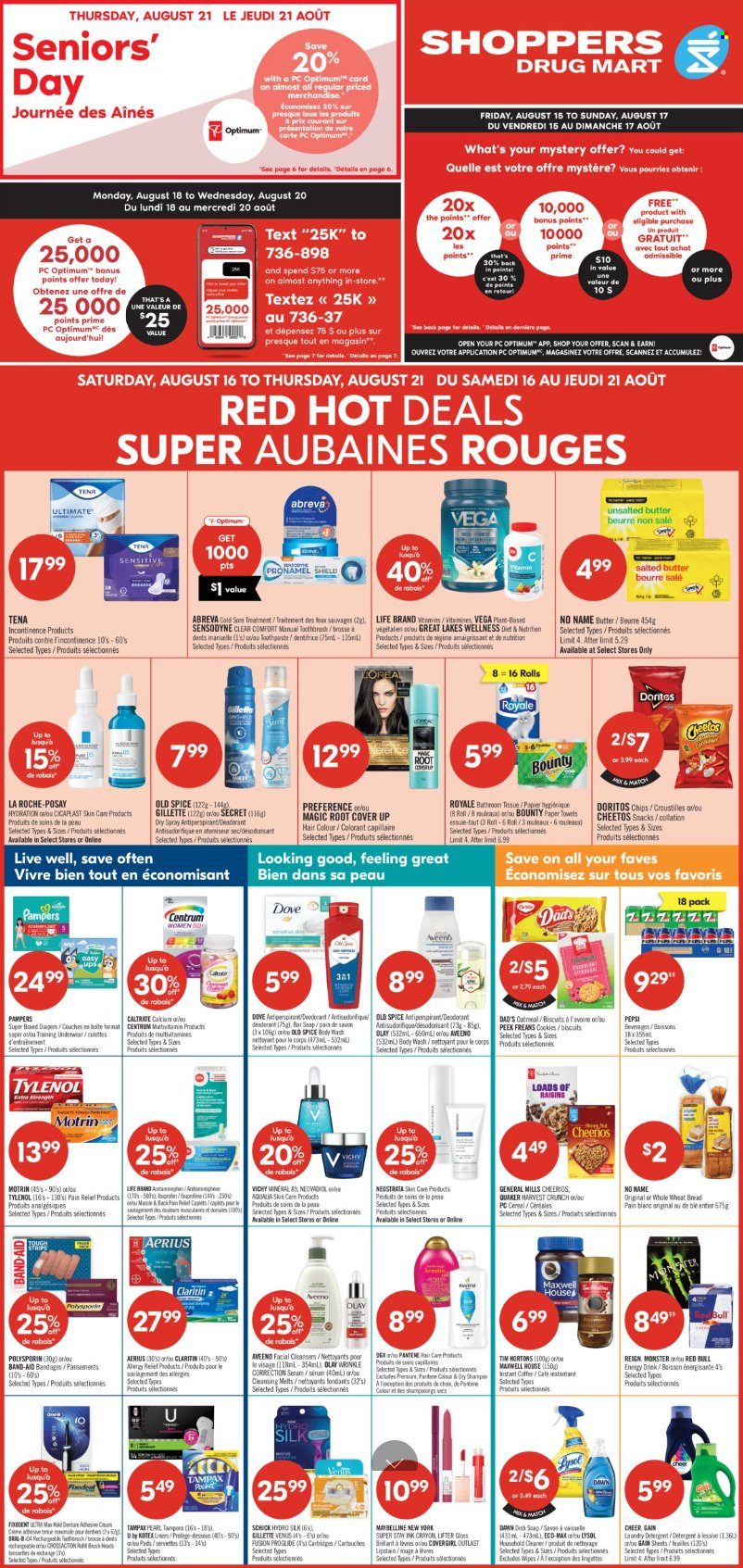 Circulaire Shoppers Drug Mart - 16 Août 2025 - 21 Août 2025. Page 1