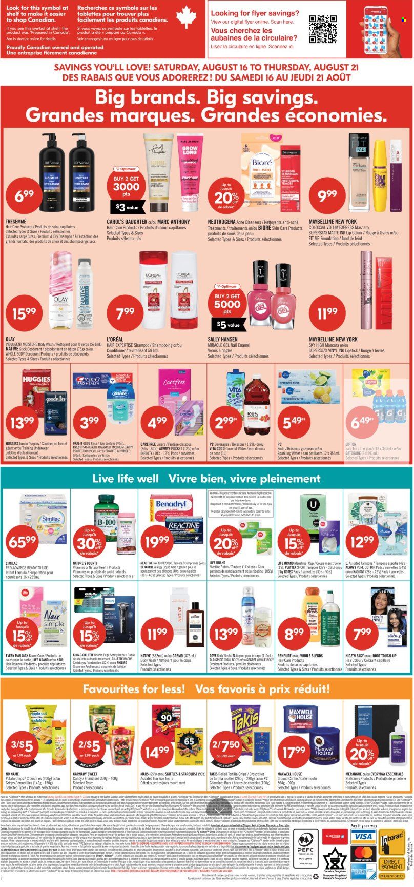 Circulaire Shoppers Drug Mart - 16 Août 2025 - 21 Août 2025. Page 20