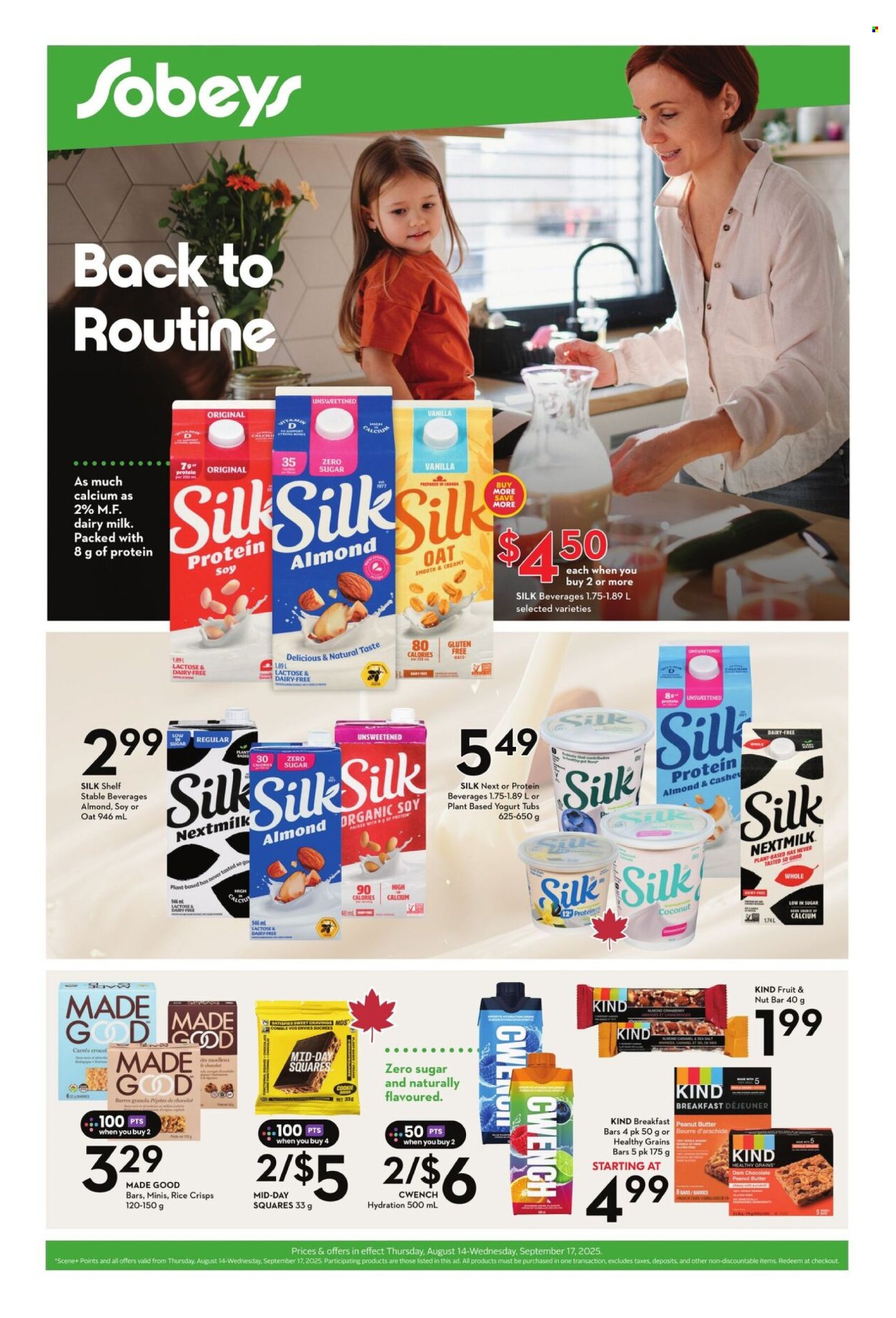 Circulaire Sobeys - 14 Août 2025 - 17 Septembre 2025. Page 1