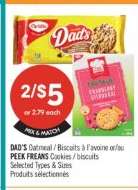 DAD'S OATMEAL PEEK FREANS COOKIES
