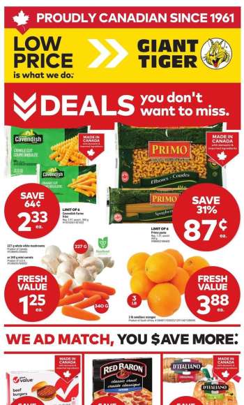 thumbnail - Circulaire Giant Tiger - Weekly Flyer