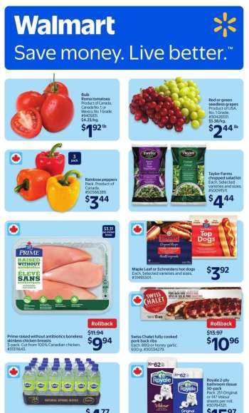 Circulaire Walmart - 21 Août 2025 - 27 Août 2025.