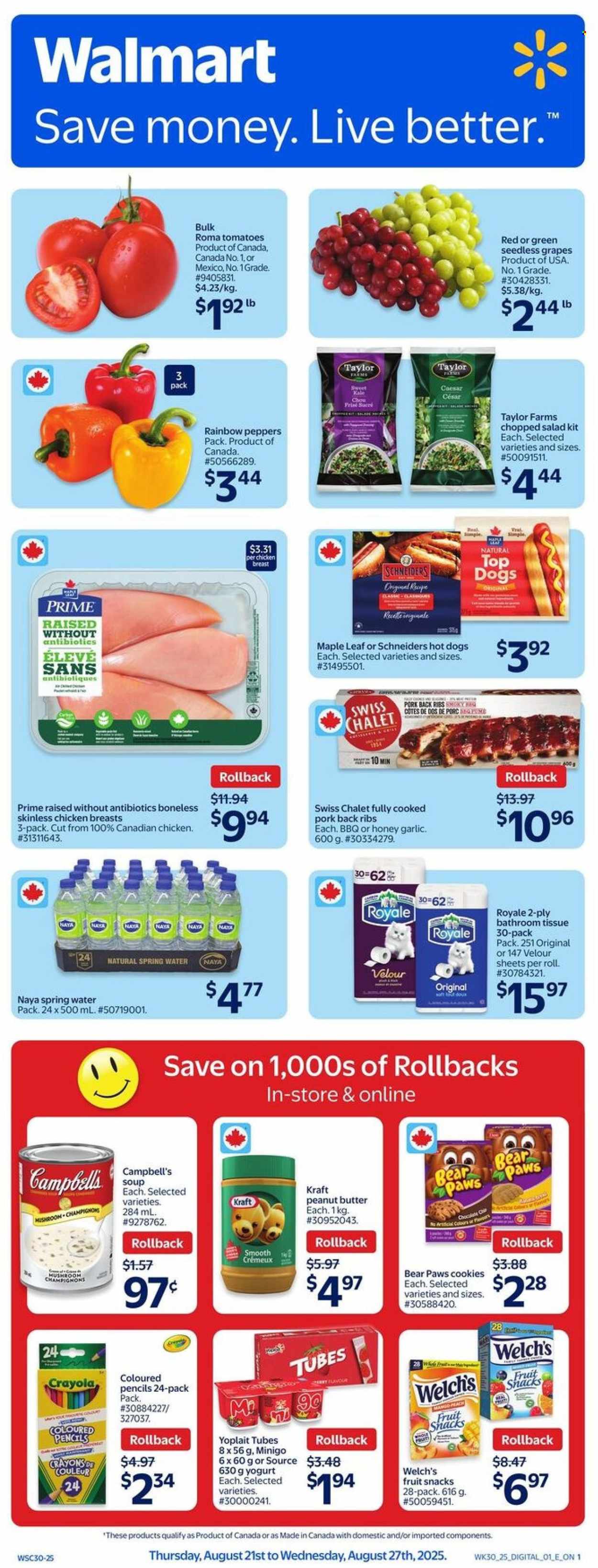 Circulaire Walmart - 21 Août 2025 - 27 Août 2025. Page 8