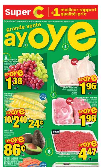 thumbnail - Circulaire Super C - Weekly Flyer